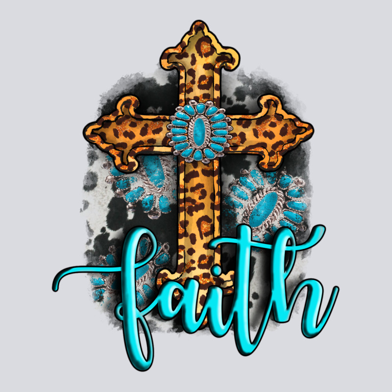 Faith Western Turquoise Zipper Hoodie by AdoDesignShop | Teevron