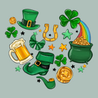 St. Patrick Heart Doodle Heavyweight Hoodie | Teevron