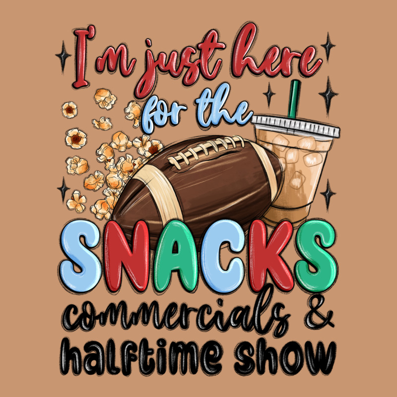Im Just Here For The Snacks Commercials And  Halftime Show Heavyweight Hoodie by MaliasSmallBusiness | Teevron