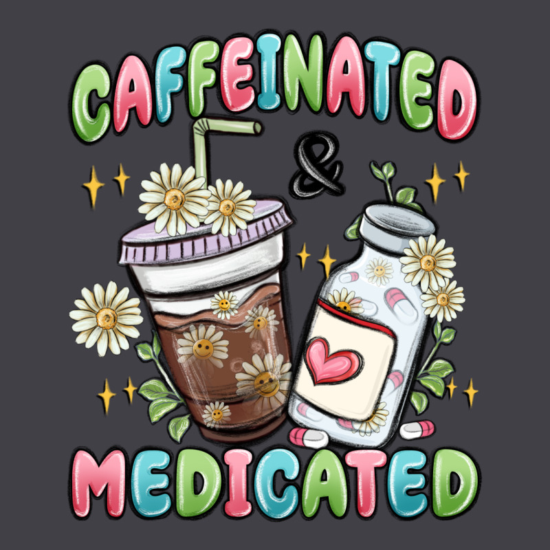 Caffeinated And Medicated Heavyweight Hoodie by MaliasSmallBusiness | Teevron