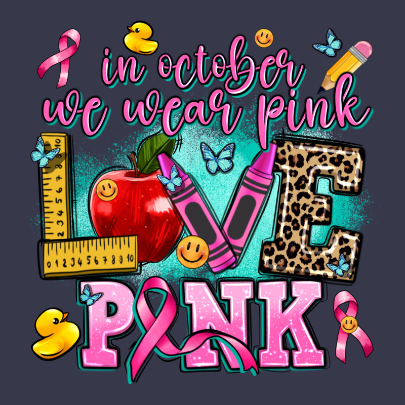In October We Wear Pink Love Pink Long Sleeve Tee by AdoDesignShop | Teevron