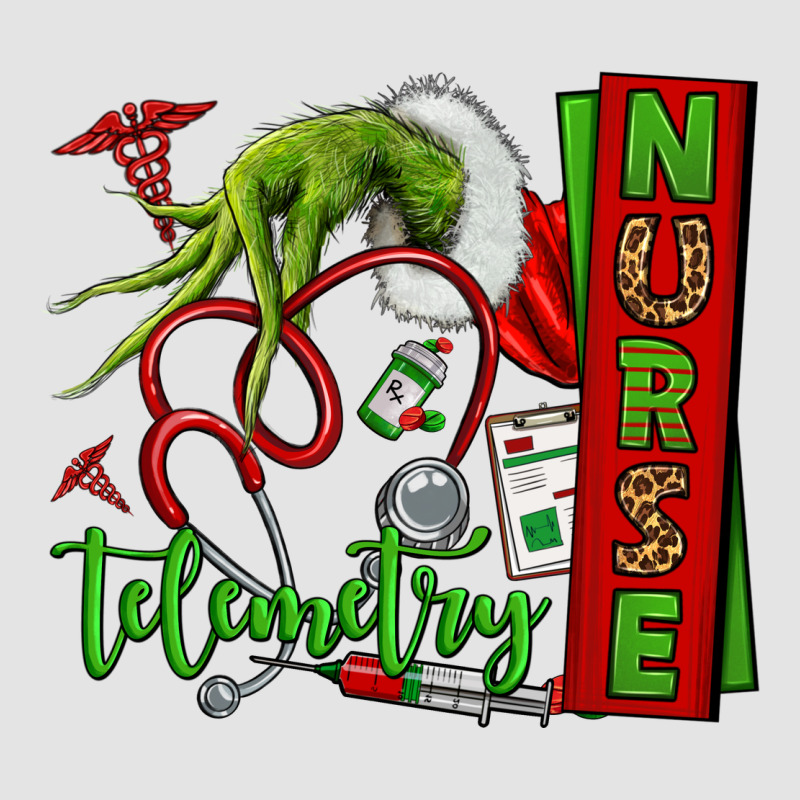 Grinch Hand Telemetry Nurse Premium Sweatshirt by NancyCooperArtShop | Teevron