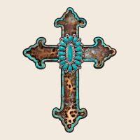 Turquoise Cross Zipper Hoodie | Teevron