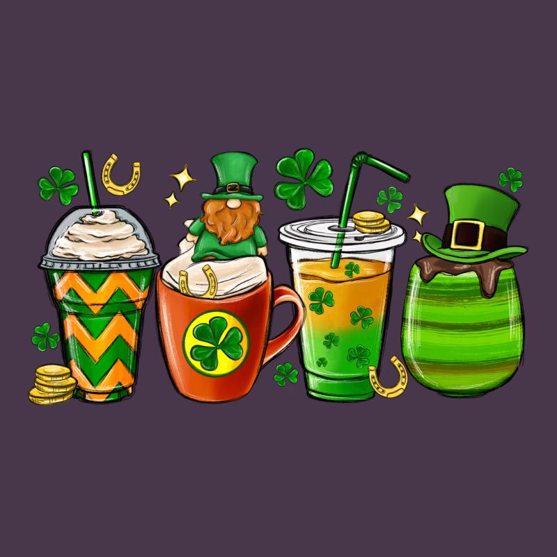 St. Patricks Day Coffee Cups Heavyweight Hoodie by MaliasSmallBusiness | Teevron