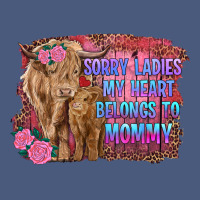Sorry Ladies My Heart Belongs To Mommy Highland Cow And Calf Vintage Hoodie | Teevron