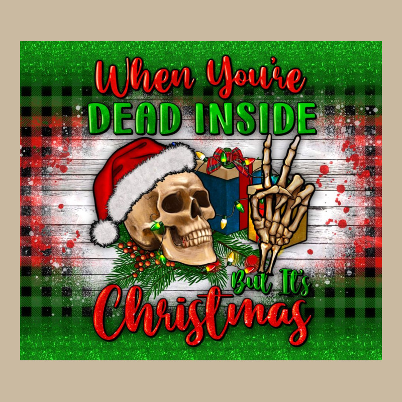When You’re Dead Inside But It's Christmas Tumbler Long Sleeve Tee by BundleAndBundleShop | Teevron