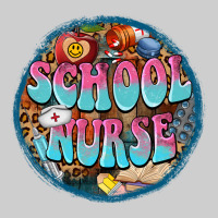 Western Groovy School Nurse Premium Tee | Teevron