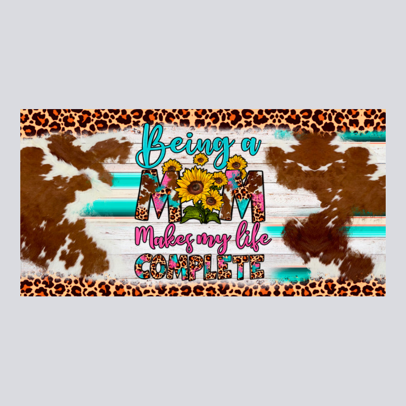 Being A Mom Makes My Life Complete License Plate Zipper Hoodie by Artiststas | Teevron