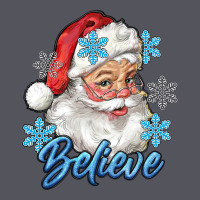 Santa Blue Believe Vintage Hoodie | Teevron
