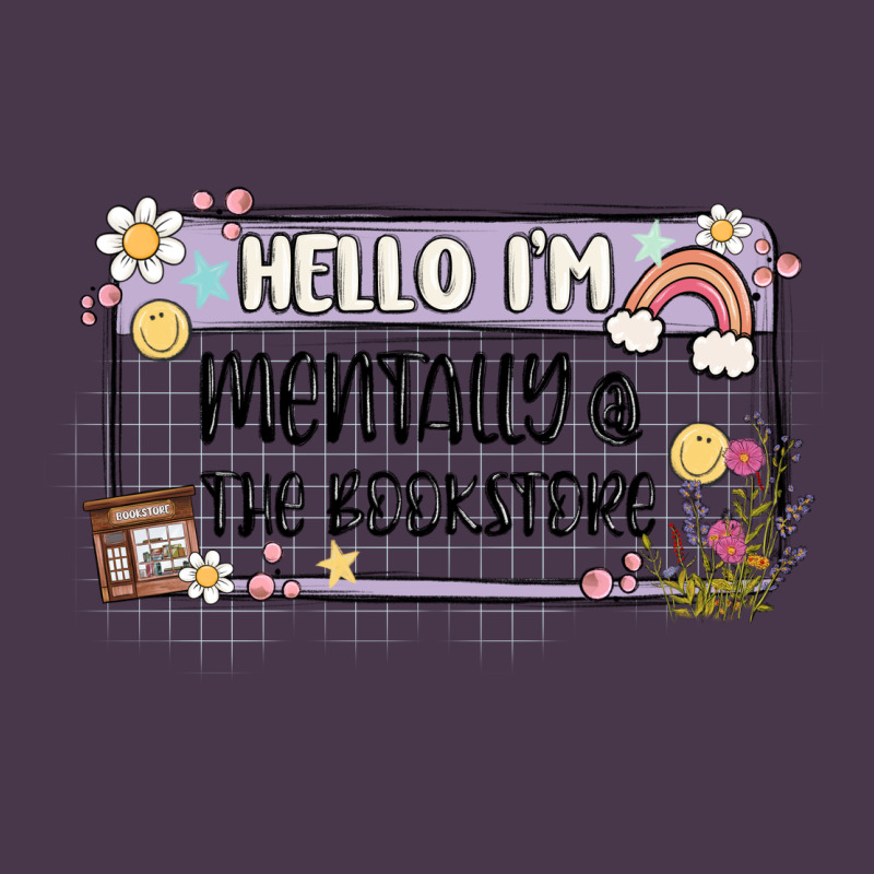 Hello Im Mentally At The Bookstore Heavyweight Hoodie by MaliasSmallBusiness | Teevron
