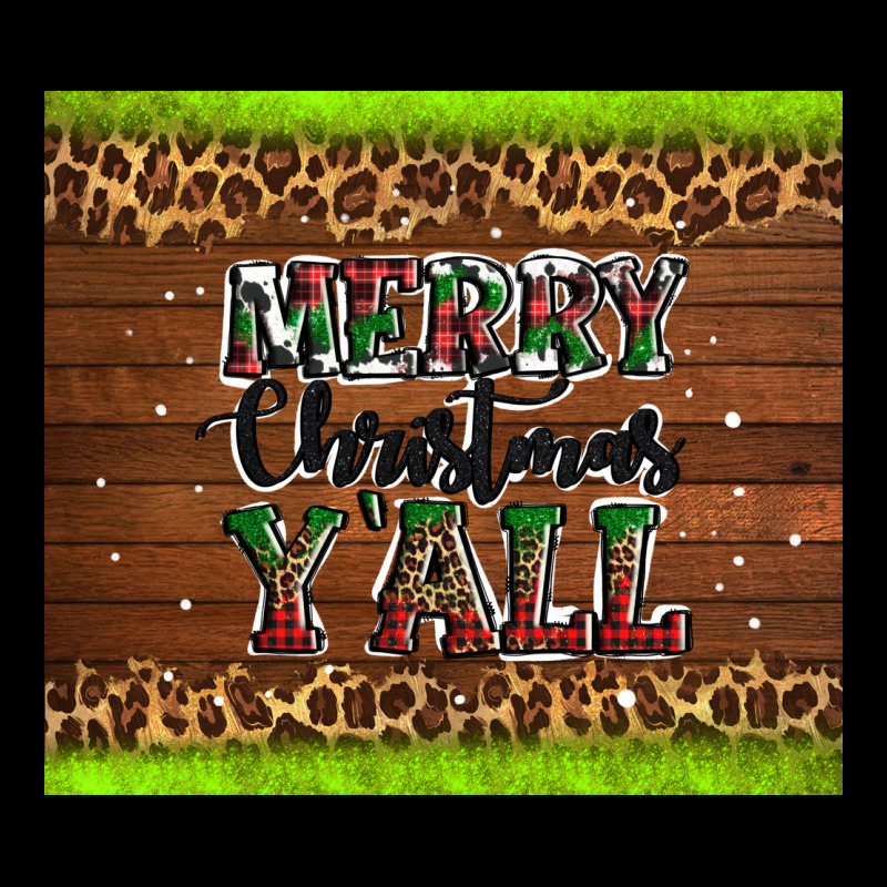 Merry Christmas Y'all Ladies Tee by AdoDesignShop | Teevron