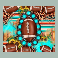 Football Leopard Turquoise Gemstone Sunflower Classic Tee | Teevron