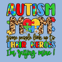 Autism Mom Some People Look Up To Their Heroes Premium Hoodie | Teevron