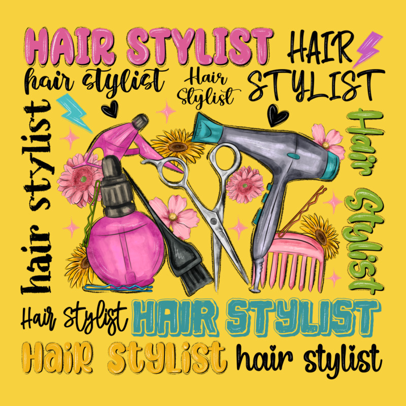 Hair Stylist Typography Premium Sweatshirt by MaliasSmallBusiness | Teevron