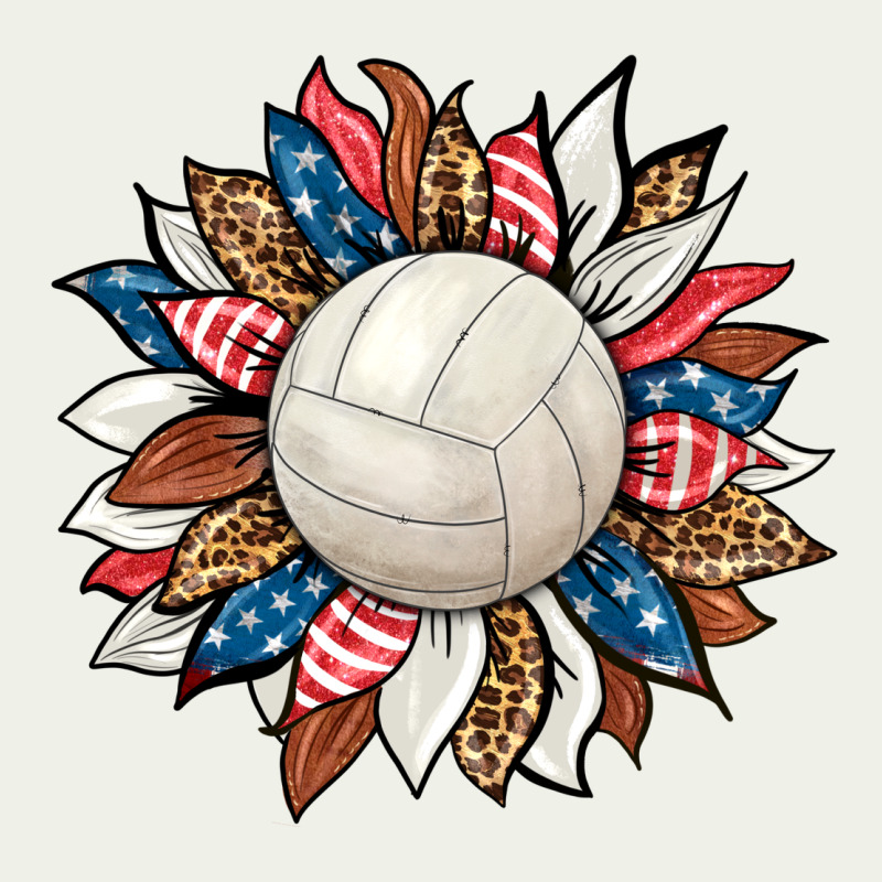 Volleyball Sunflower Urban Heavy Tee by HRA Design Shop | Teevron