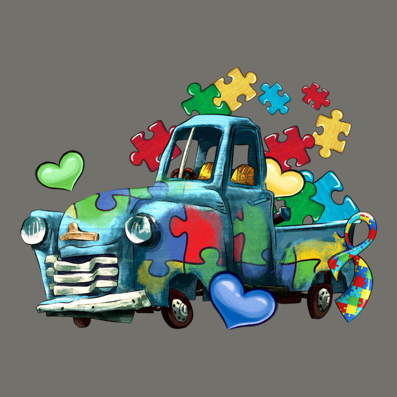 Autism Truck Premium Hoodie by LillyAllenDesigns | Teevron