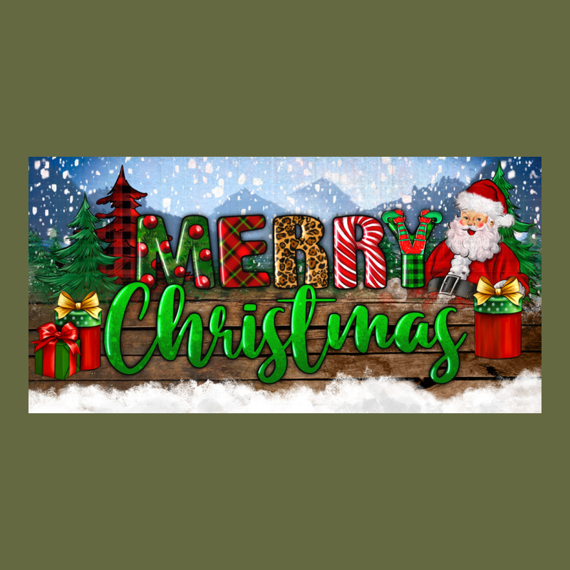 Merry Christmas With Santa Claus License Plate Long Sleeve Tee by BundleAndBundleShop | Teevron