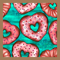 Valentines Day Heart Donuts Seamless Pattern Classic Tee | Teevron