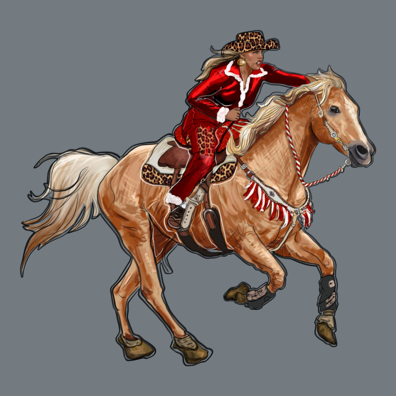 Christmas Cowgirl Heavyweight Sweatshirt by RanaPortraitStore | Teevron