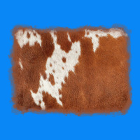 Cowhide Background Zipper Hoodie | Teevron