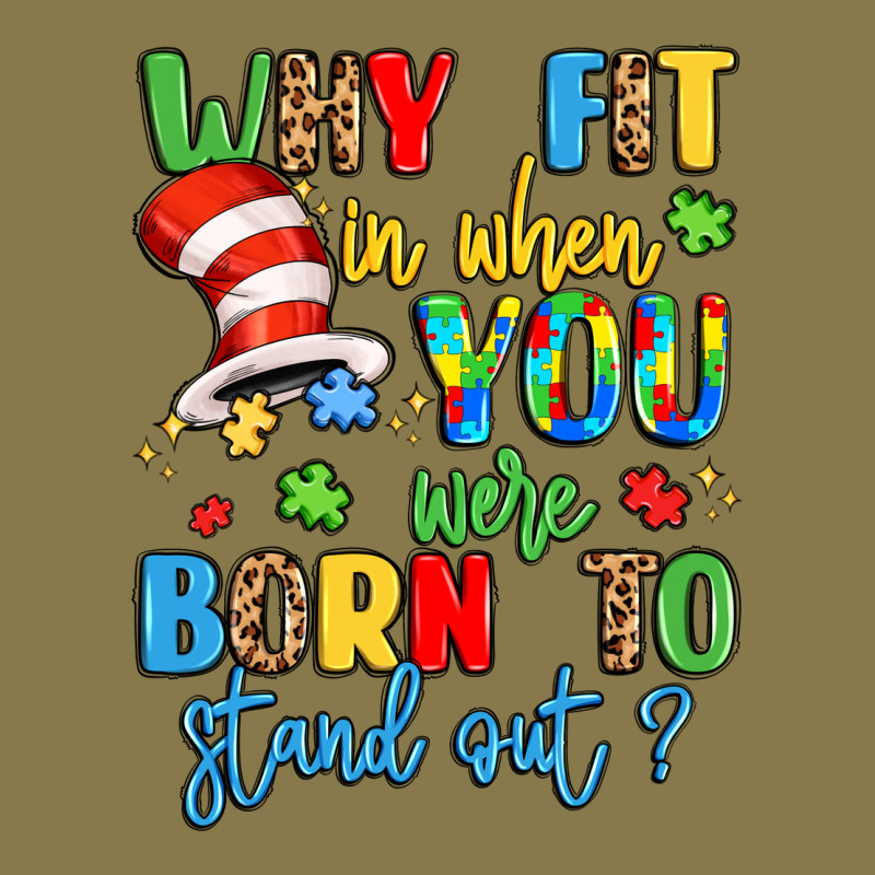 Why Fit In When You Were Born To Stand Out Premium Hoodie by LillyAllenDesigns | Teevron