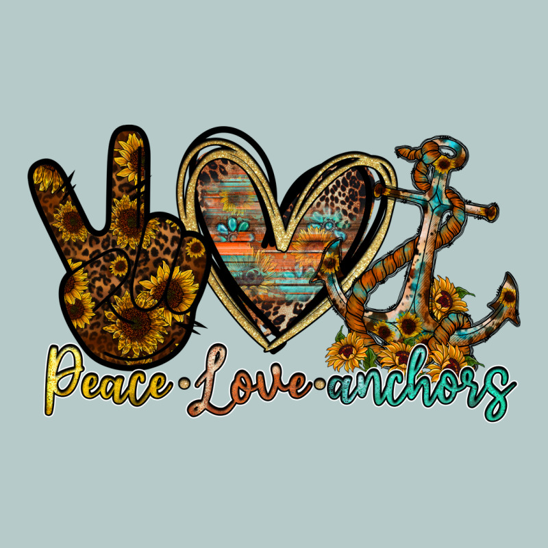 Peace Love Anchors Heavy Core Tee by RacoonDesign | Teevron