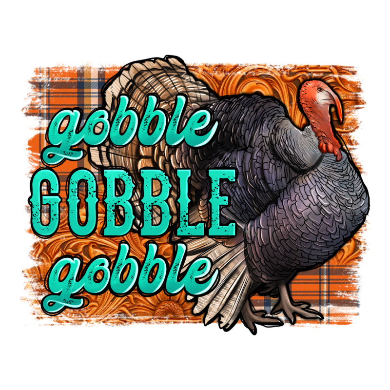 Thanksgiving Turkey Gobble Gobble Premium Sweatshirt by NancyCooperArtShop | Teevron