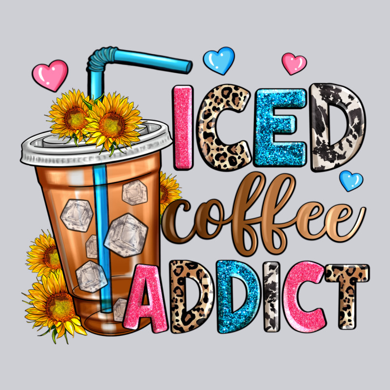 Iced Coffee Addict Heavyweight Sweatshirt by Zillion Design Studio | Teevron