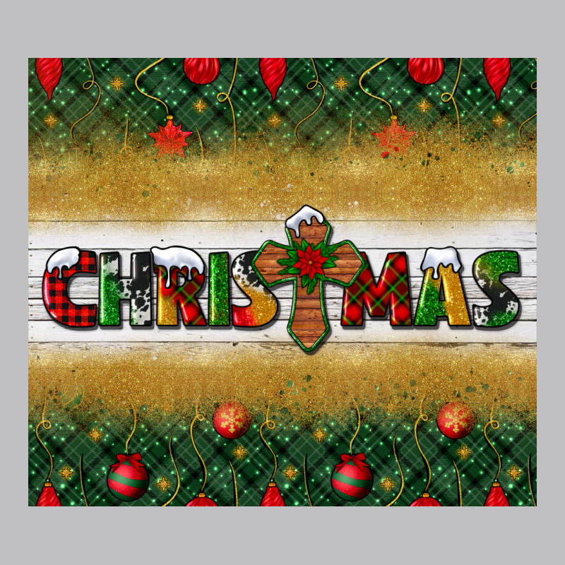 Christmas With Cross Long Sleeve Tee by BundleAndBundleShop | Teevron