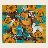 Sunflowers And Cowboy Boots With Cowhide And Glitter Tumbler Zipper Hoodie | Teevron