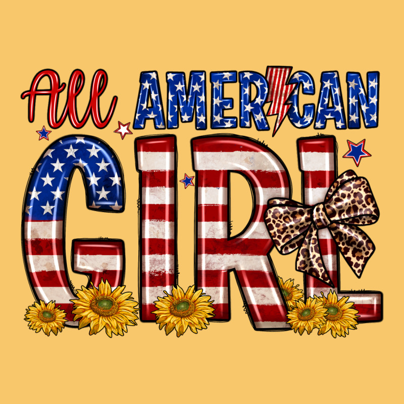 All American Girl Vintage Hoodie by Zillion Design Studio | Teevron