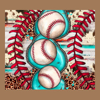 Baseball Leopard Cowhide Turquoise Classic Tee | Teevron