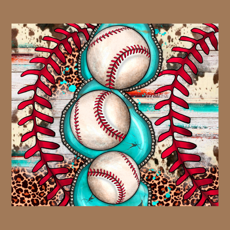 Baseball Leopard Cowhide Turquoise Classic Tee by JahusDesignShop | Teevron