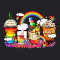 Rainbow Coffee Cups Vintage Tee | Teevron