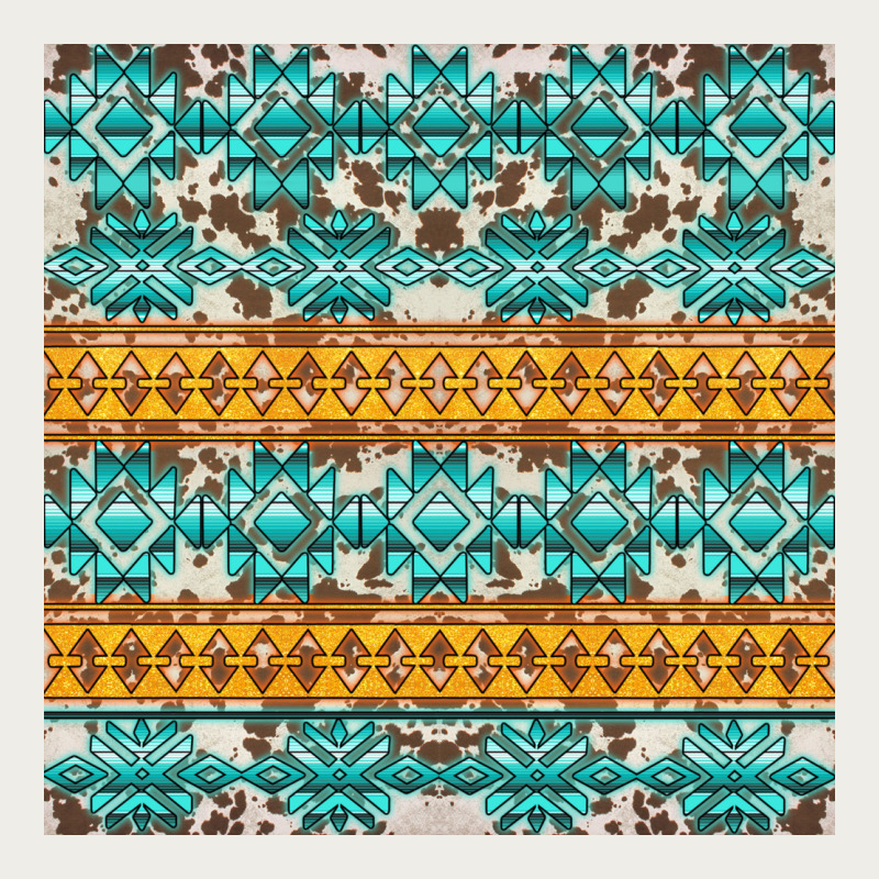 Aztec Cowhide Seamless Zipper Hoodie by AdoDesignShop | Teevron