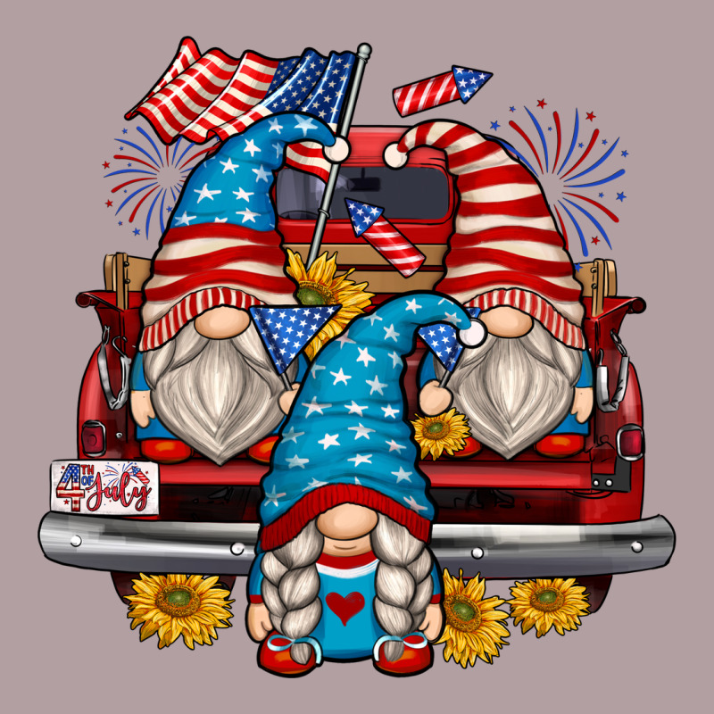 4th Of July Gnomes Farm Truck Vintage Hoodie by Zillion Design Studio | Teevron