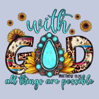 With God All Things Are Possible Matthew 19 26 Long Sleeve Tee | Teevron