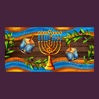 Hanukkah With Candlestick Long Sleeve Tee | Teevron