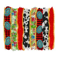Christmas Brushstroke Zipper Hoodie | Teevron