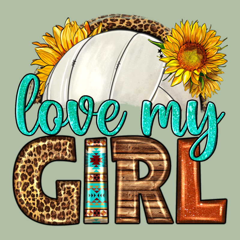 Love My Girl Volleyball Urban Heavy Tee by HRA Design Shop | Teevron