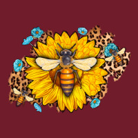 Bee Sunflower Leopard Zipper Hoodie | Teevron