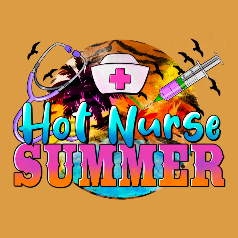 Hot Nurse Summer Urban Heavy Tee by BarkalooDesign | Teevron