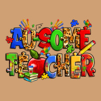 Ausome Autism Teacher Vintage Tee | Teevron