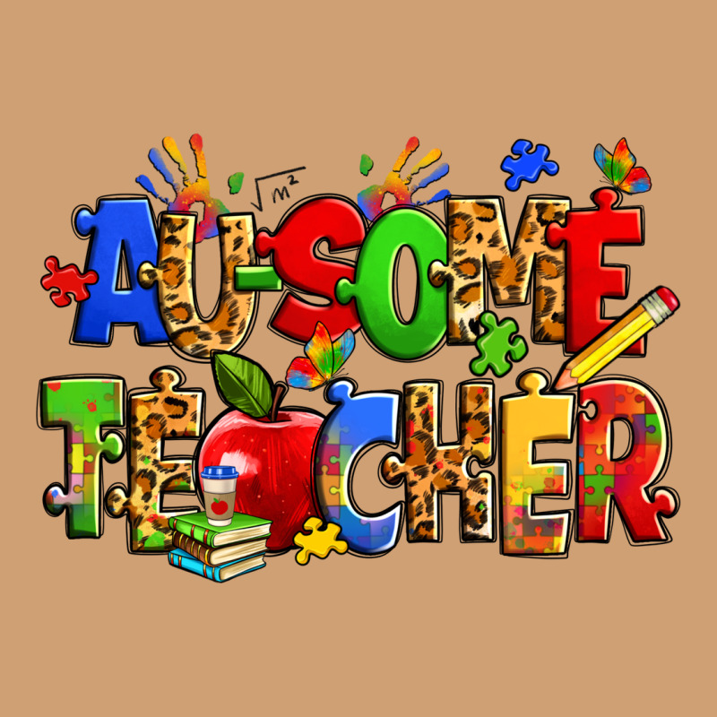 Ausome Autism Teacher Vintage Tee by Zillion Design Studio | Teevron
