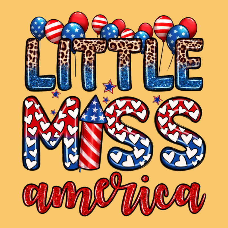 Little Miss America Vintage Hoodie by Zillion Design Studio | Teevron