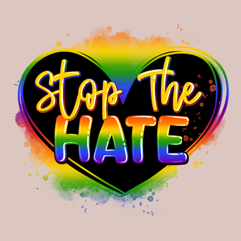 Stop The Hate Pride Lgbtq Heart Premium Hoodie by LillyAllenDesigns | Teevron