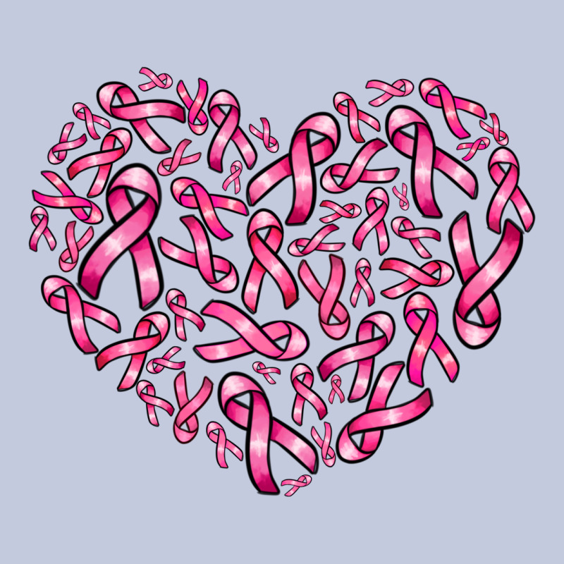 Breast Cancer Ribbon Heart Long Sleeve Tee by AdoDesignShop | Teevron