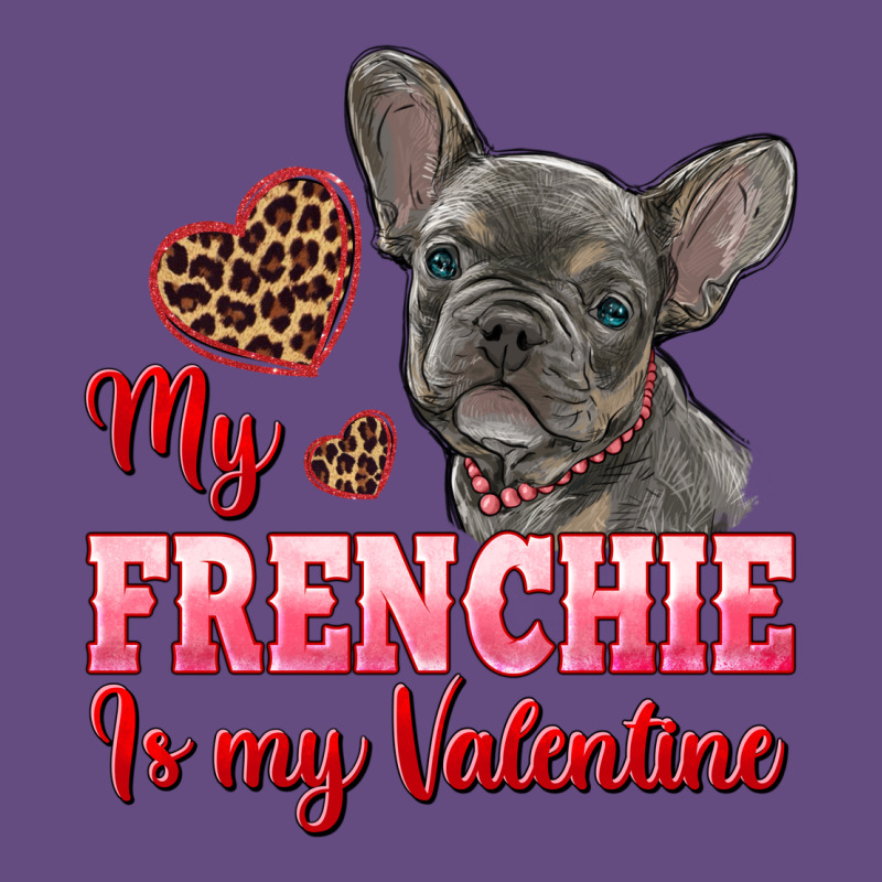 My Frenchie Is My Valentine Vintage Hoodie by RanaPortraitStore | Teevron