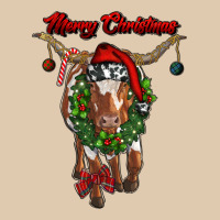 Merry Christmas Longhorn Cow Heavyweight Sweatshirt | Teevron