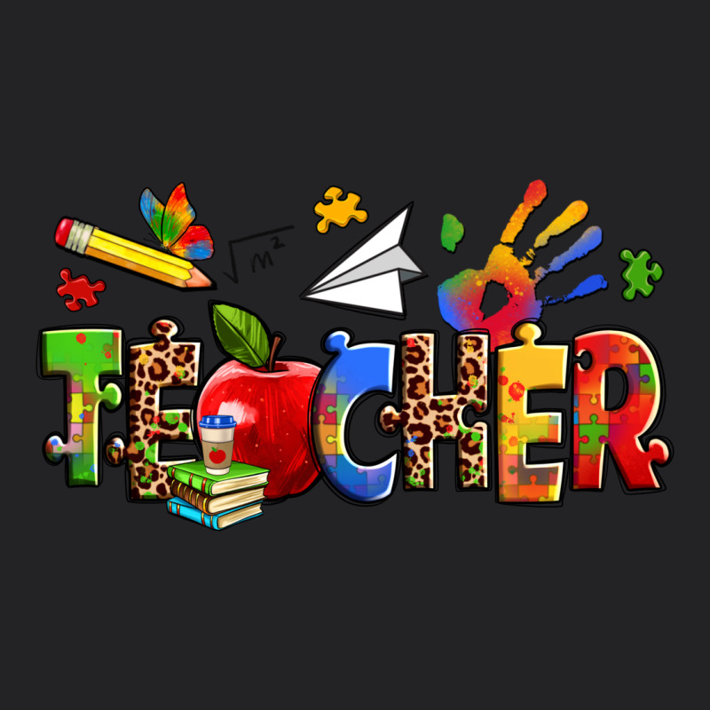 Autism Teacher Vintage Tee by Zillion Design Studio | Teevron